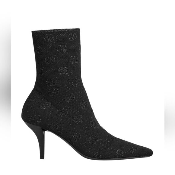 Gucci Black Heeled Boots with  Accents - Picture 5 of 15